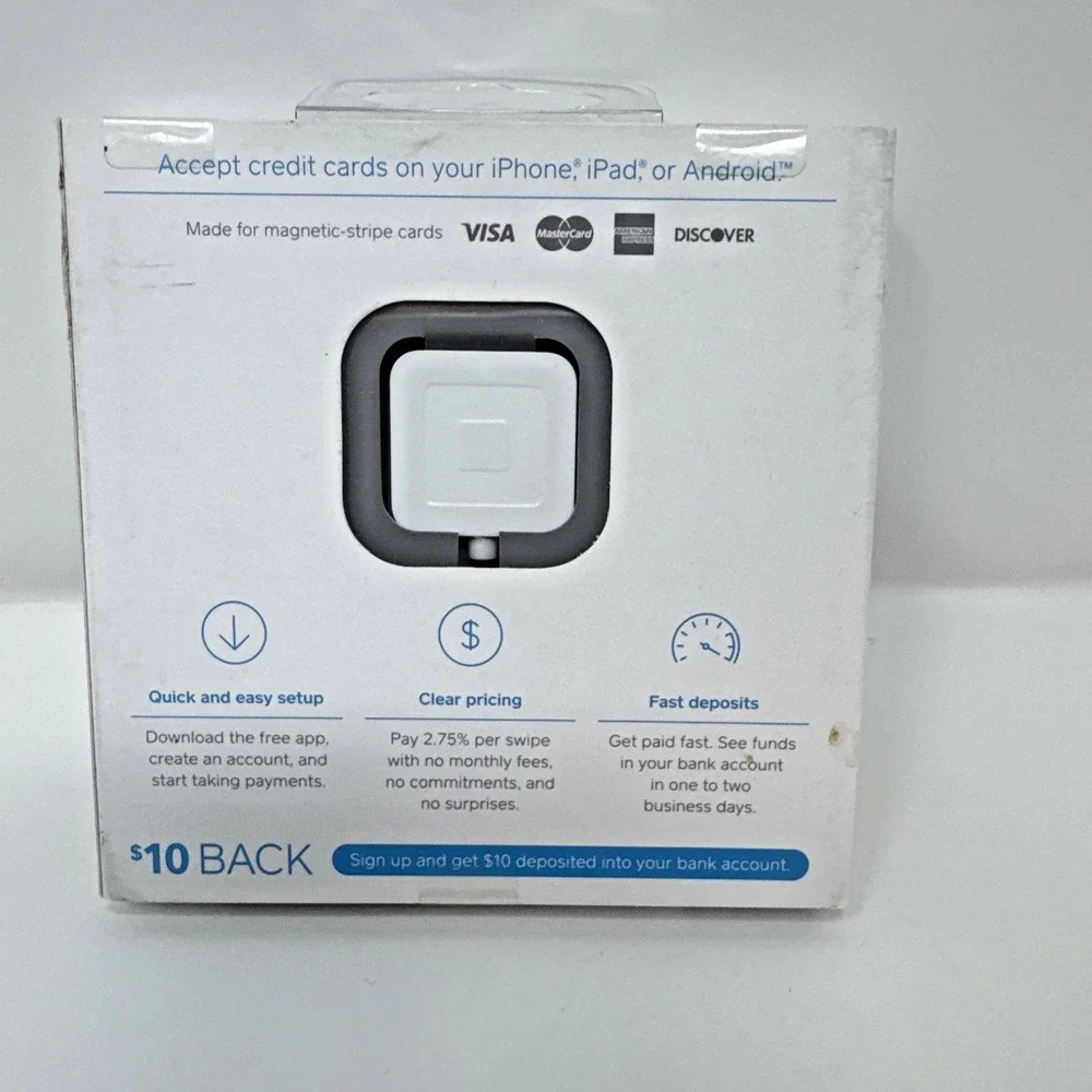 Square Credit Card Reader for Magstripe Apple and Android New